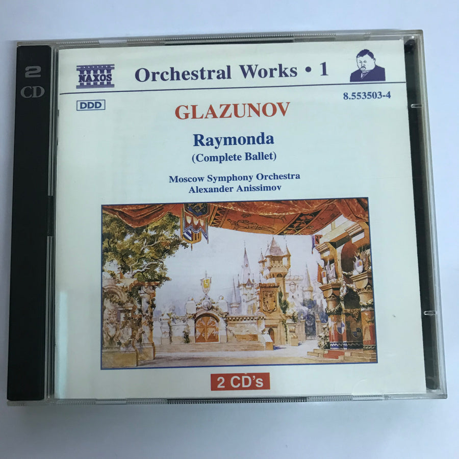 ซีดี Alexander Glazunov, The Moscow Symphony Orchestra, Alexander Anissimov - Raymonda (Complete Ballet) (CD) (VG+)