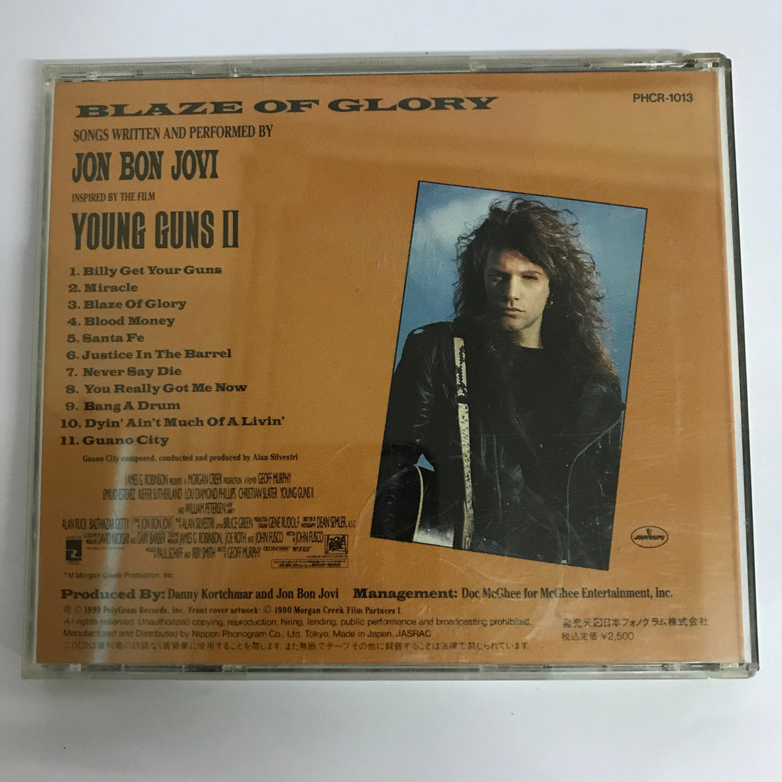 ซีดี Jon Bon Jovi - Blaze Of Glory CD VG+