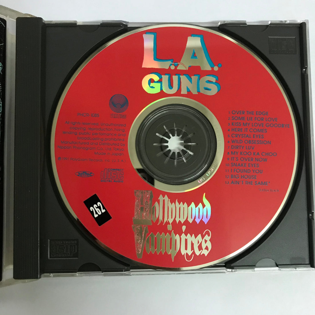 ซีดี L.A. Guns - Hollywood Vampires (CD) (VG+)