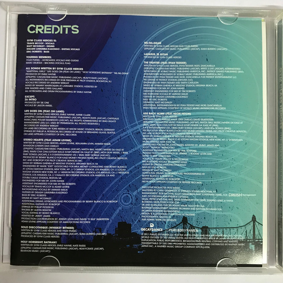 ซีดี Gym Class Heroes - The Papercut Chronicles Part II CD VG+ 270