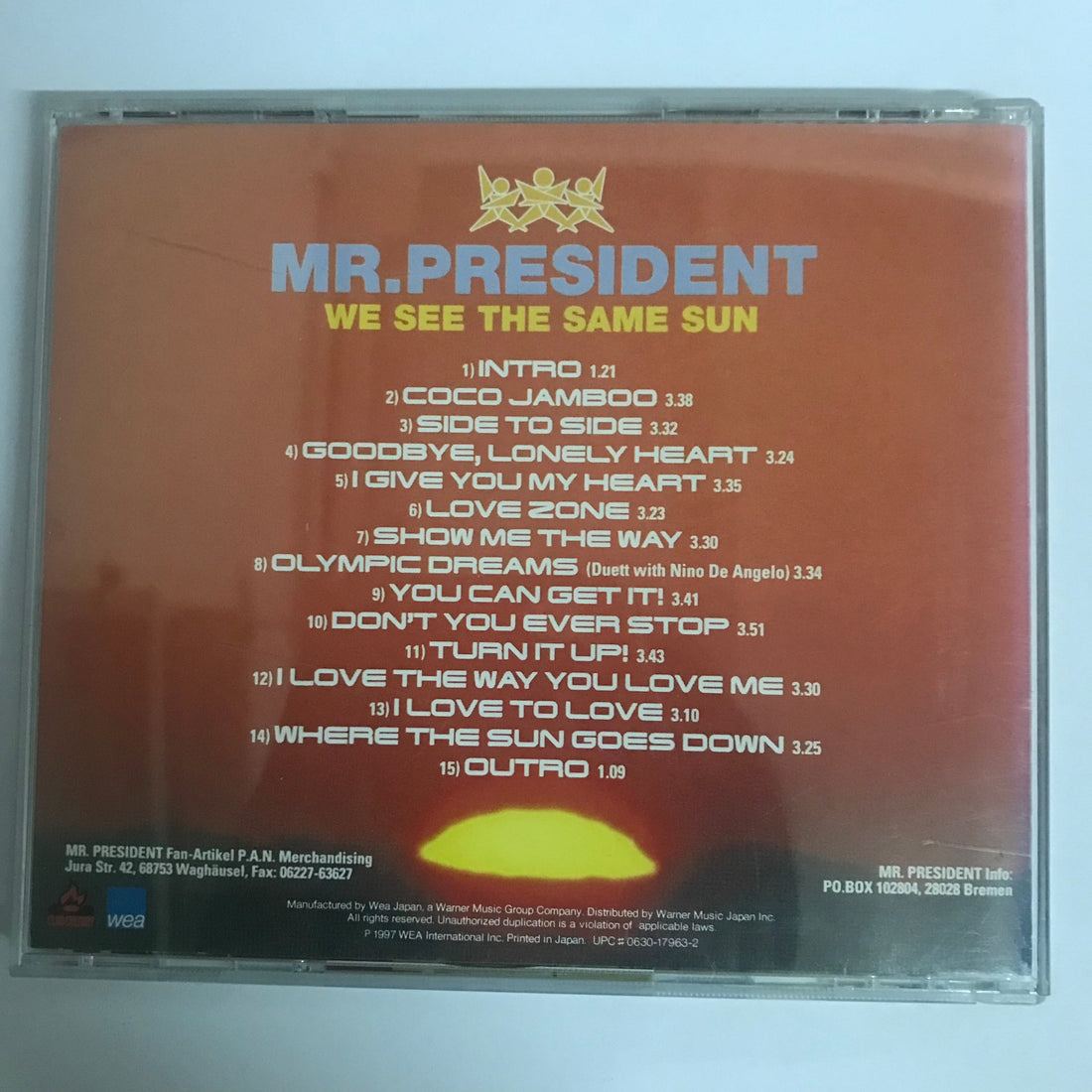 ซีดี Mr. President - We See The Same Sun (CD) (VG+)