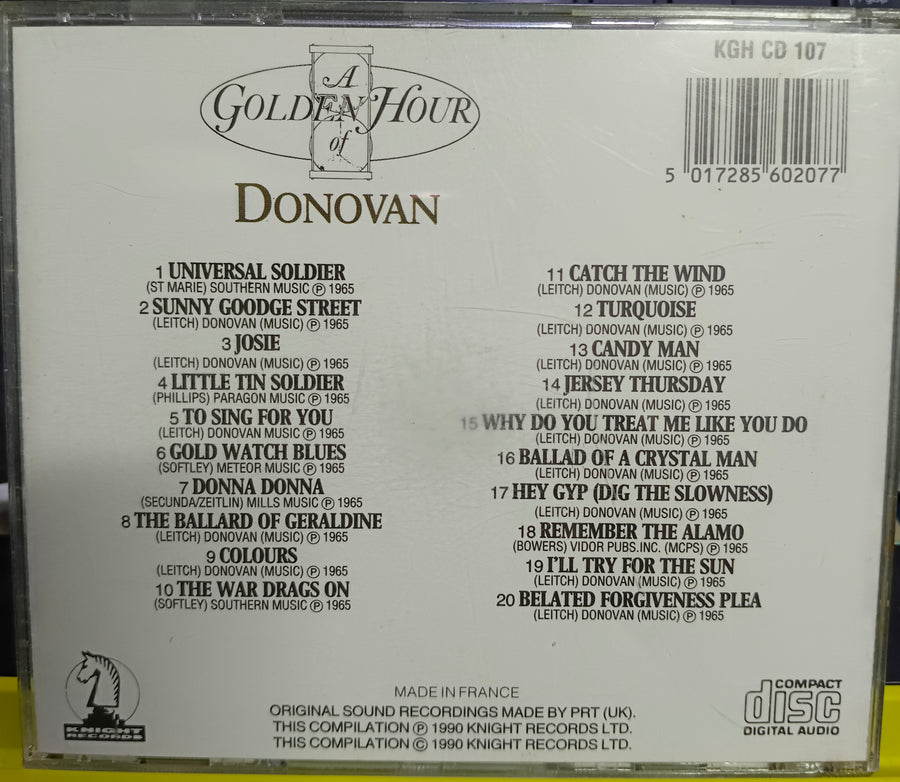 ซีดี Donovan - A Golden Hour Of Donovan CD VG+