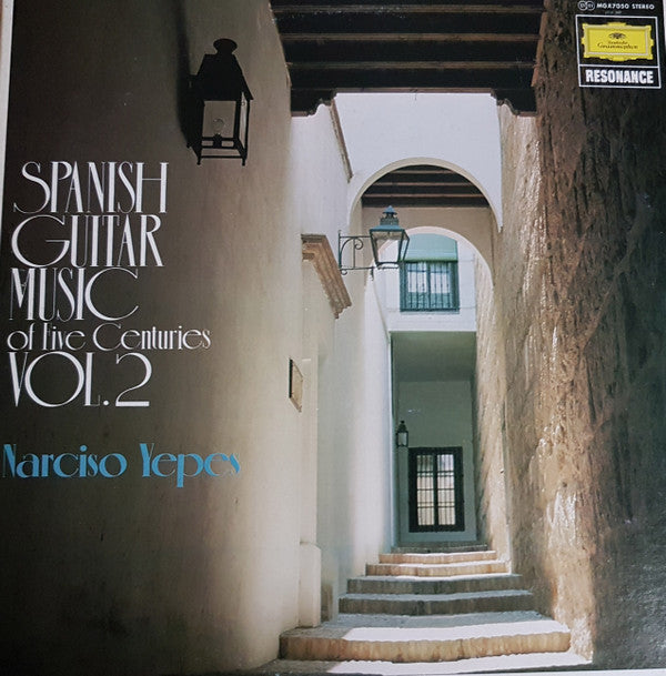 Narciso Yepes : Spanish Guitar Music Of Five Centuries, Vol. 2 (LP, RE)