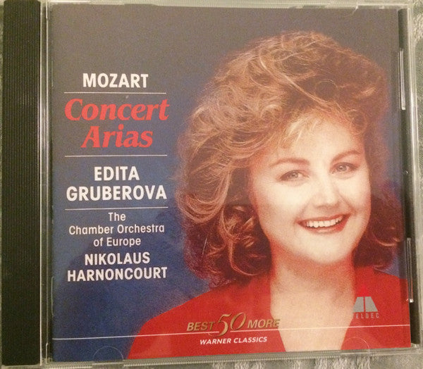 Wolfgang Amadeus Mozart, Edita Gruberova, The Chamber Orchestra Of Europe, Nikolaus Harnoncourt - Concert Arias CD VG+