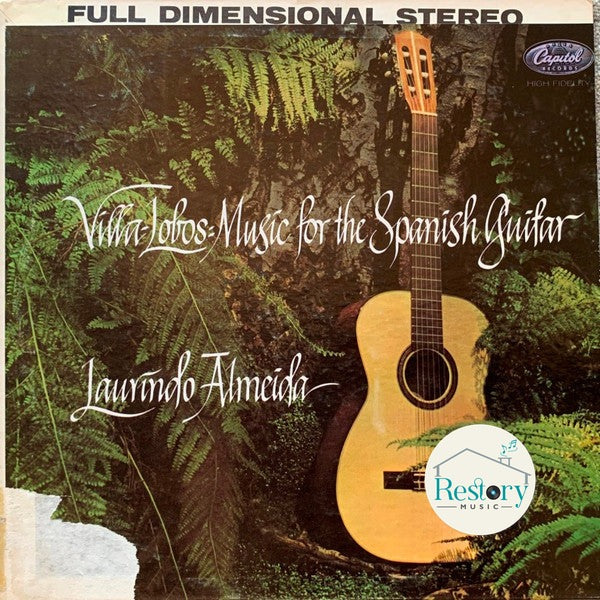 แผ่นเสียง Laurindo Almeida - Music For The Spanish Guitar Vinyl VG+ แผ่นแดง