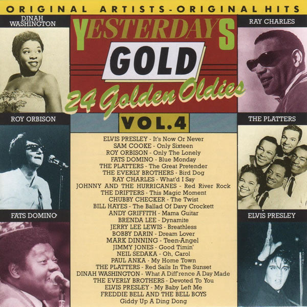 ซีดี Various - yesterdays gold 24 golden oldies VOL.4 (CD) (VG+)