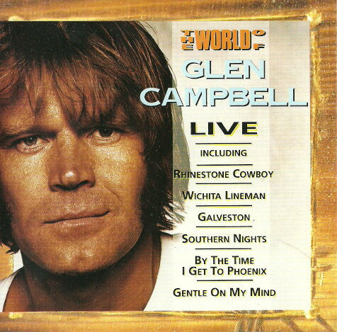 ซีดี Glen Campbell - The World Of Glen Campbell / Live CD VG+