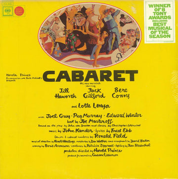 Harold Prince In Association With Ruth Mitchell - Cabaret (Original Broadway Cast Recording) (CD) (VG)