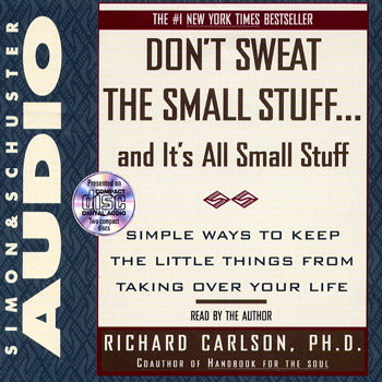 ซีดี Richard Carlson - Don't Sweat The Small Stuff CD VG+ 2CDs