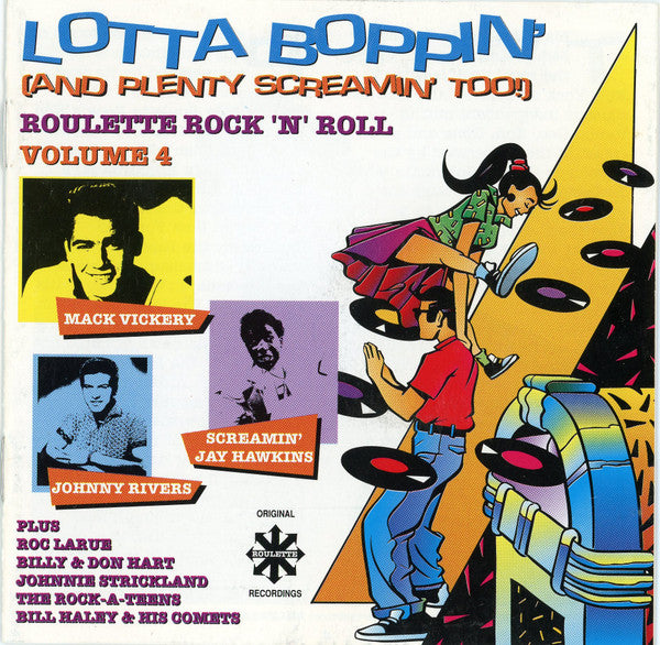 ซีดี Various - Lotta Boppin' and Plenty Screamin' Too! - Roulette Rock 'N' Roll, Volume 4 CD VG+