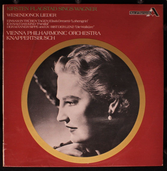 แผ่นเสียง Kirsten Flagstad / Richard Wagner / Wiener Philharmoniker / Hans Knappertsbusch - Wesendonk Lieder Vinyl VG+