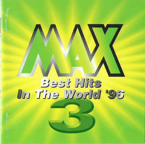 ซีดี Various - Max3 Best Hits In The World '96 CD VG+