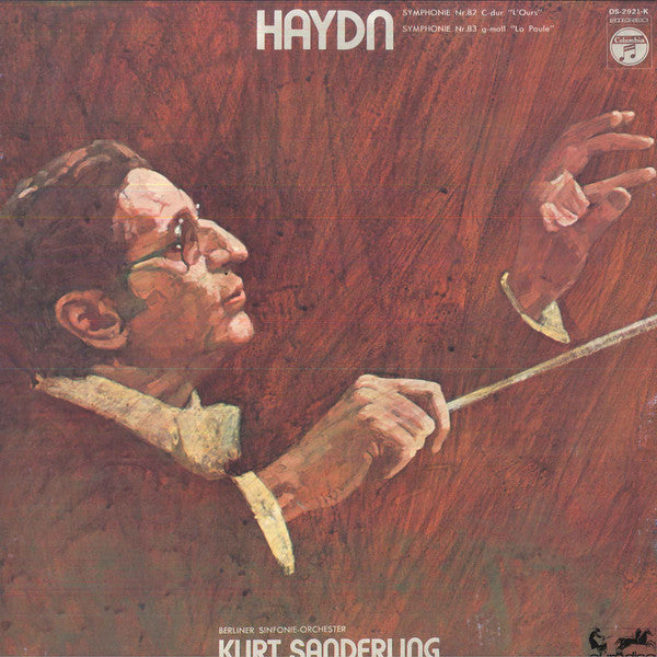 แผ่นเสียง Joseph Haydn / Kurt Sanderling / Berliner Sinfonie Orchester - Symphonie Nr.82 C-Dur "L'Ours" / Symphonie Nr.83 G-Moll "La Poule" Vinyl VG+