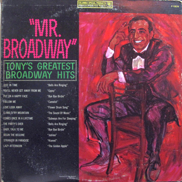แผ่นเสียง Tony Bennett - Mr. Broadway (Tony's Greatest Broadway Hits) Vinyl VG+