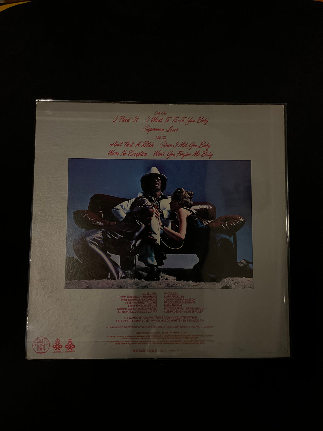แผ่นเสียง Johnny Guitar Watson - Ain't That A Bitch Vinyl VG+