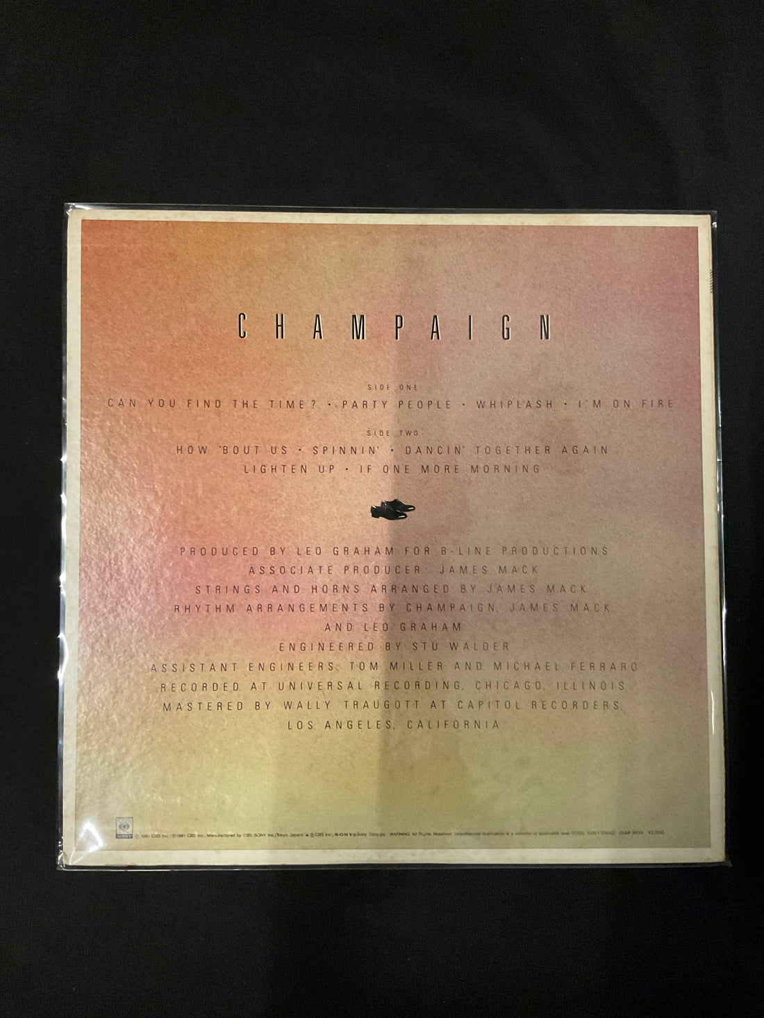 แผ่นเสียง Champaign - How 'Bout Us Vinyl VG+