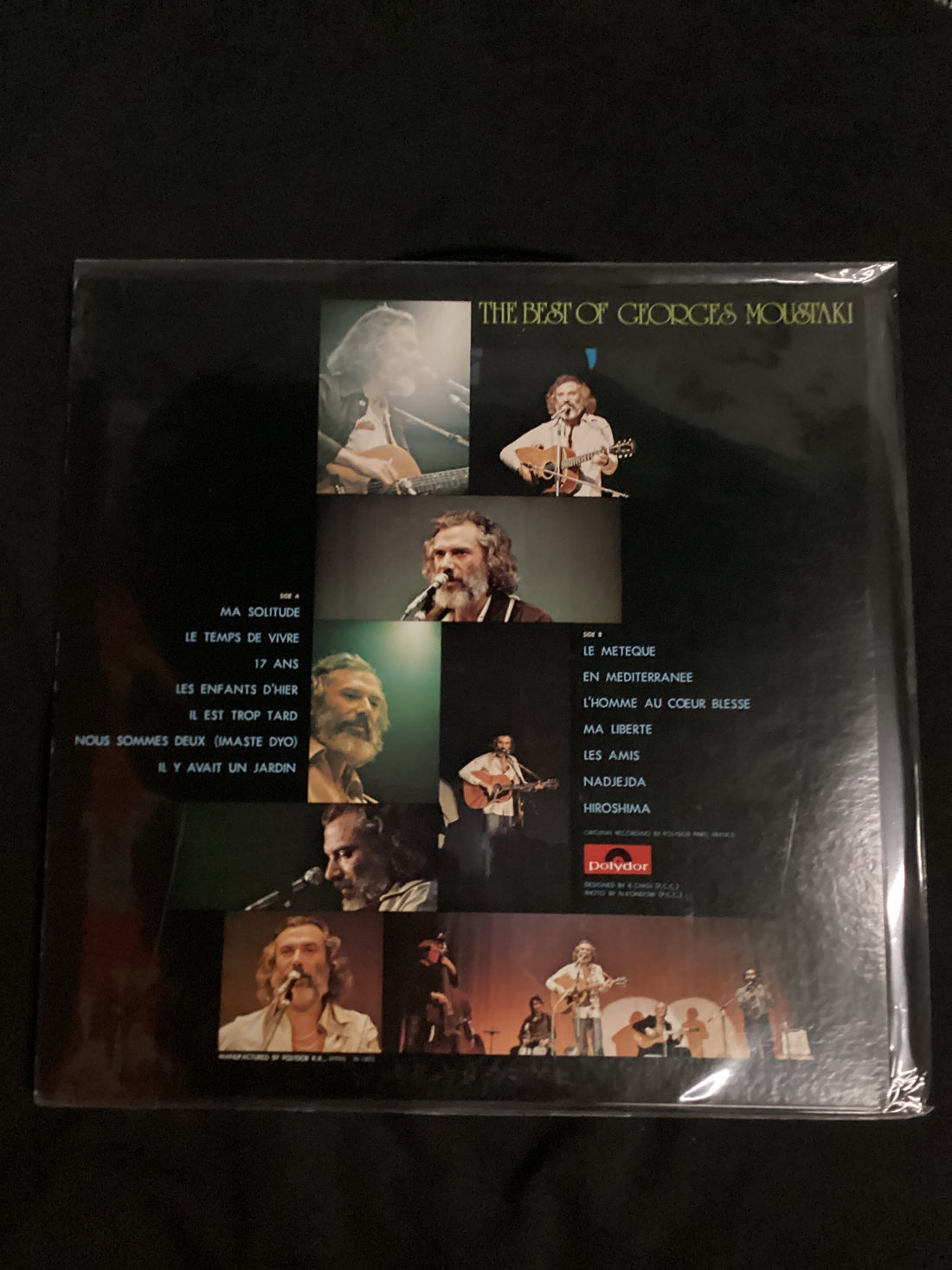 แผ่นเสียง Georges Moustaki - The Best Of Georges Moustaki Vinyl VG+