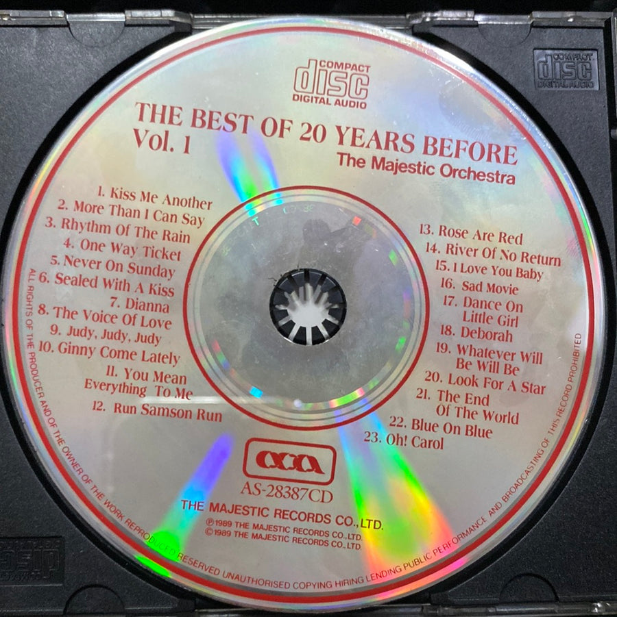 ซีดี The Majestic Orchestra, Itojo Kumano, Felix Wong, Cecilia Lau - The Best Of 20 Years Before Vol.1 (CD) (G+)