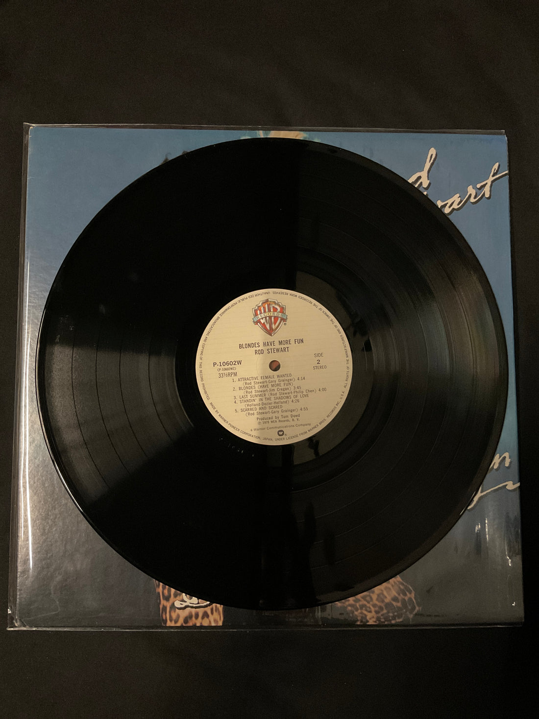 แผ่นเสียง Rod Stewart - Blondes Have More Fun Vinyl VG+