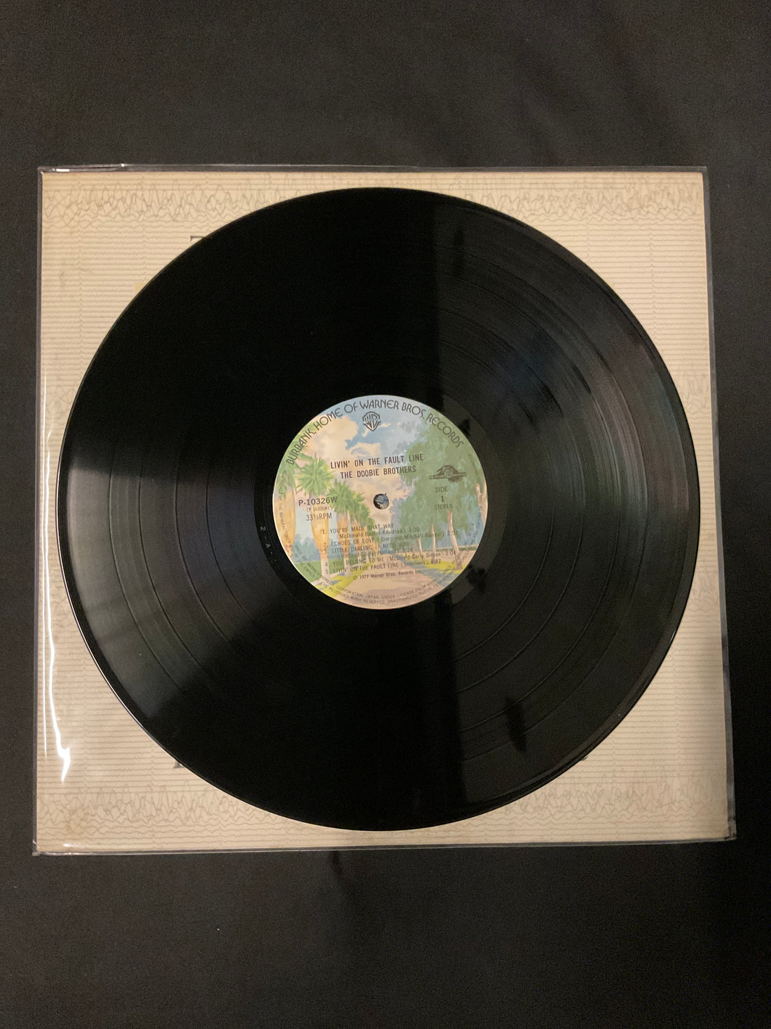 แผ่นเสียง The Doobie Brothers - Livin' On The Fault Line Vinyl VG+