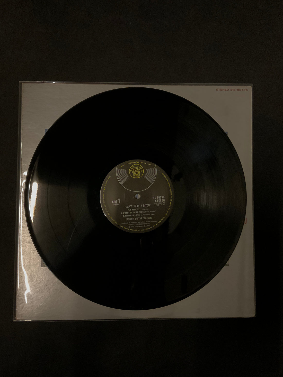แผ่นเสียง Johnny Guitar Watson - Ain't That A Bitch Vinyl VG+