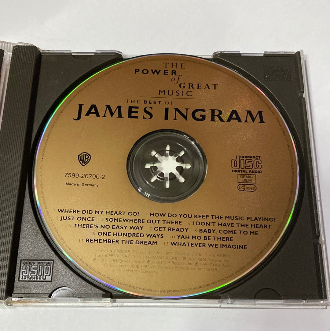 ซีดี James Ingram - Greatest Hits – The Power Of Great Music CD VG+