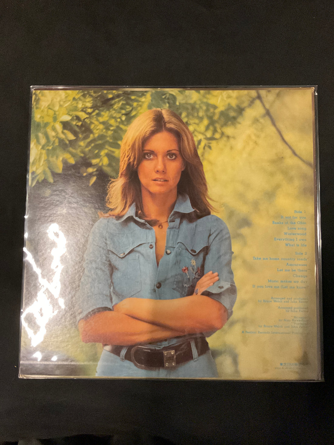 แผ่นเสียง Olivia Newton-John - Let Me Be There Vinyl VG+