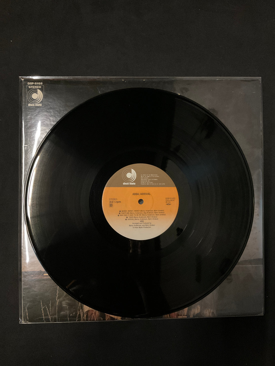 แผ่นเสียง ABBA = ABBA - Arrival = アライバル Vinyl VG+