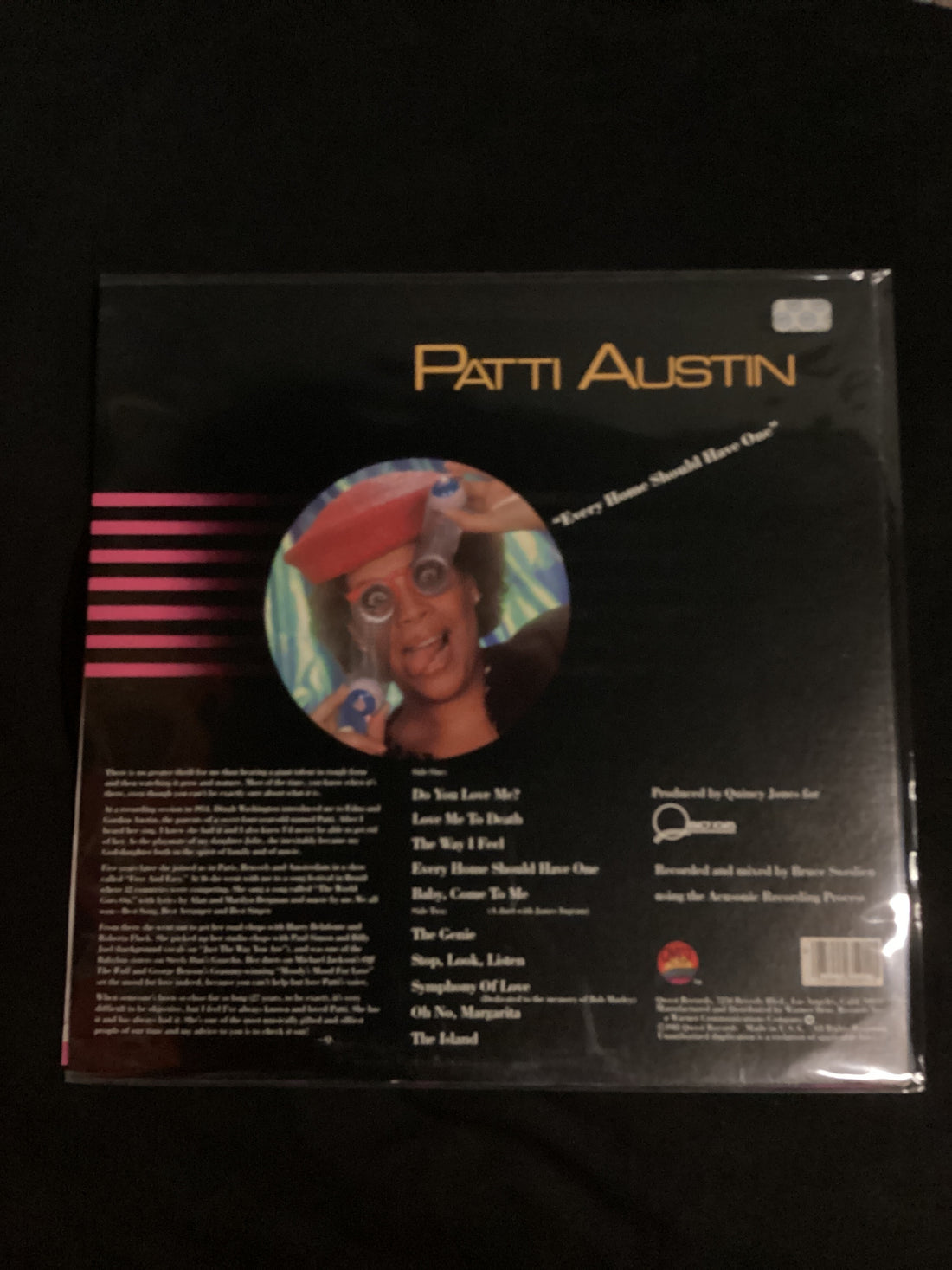 แผ่นเสียง Quincy Jones Presents Patti Austin - Every Home Should Have One Vinyl VG+