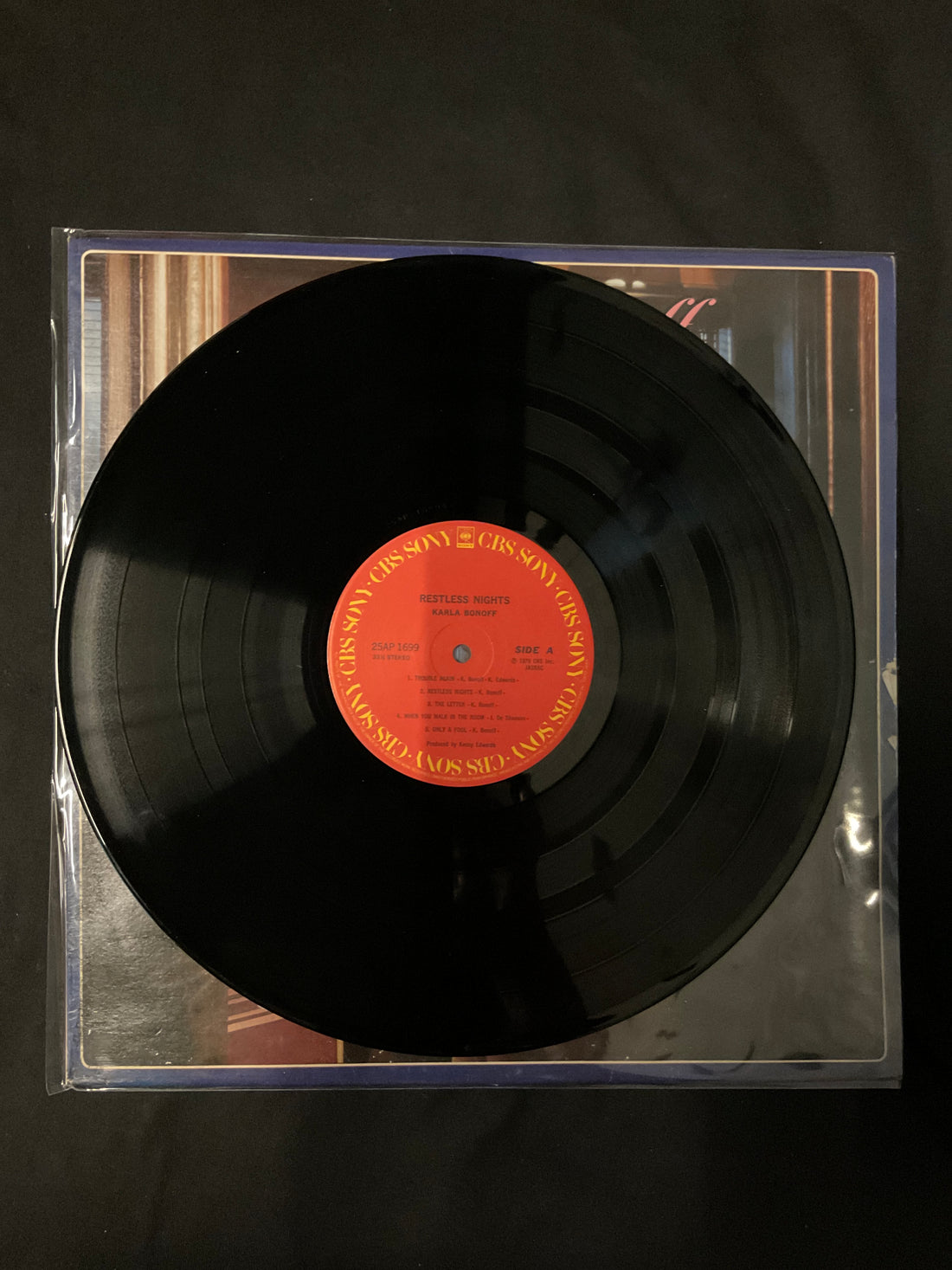 แผ่นเสียง Karla Bonoff - Restless Nights Vinyl VG+