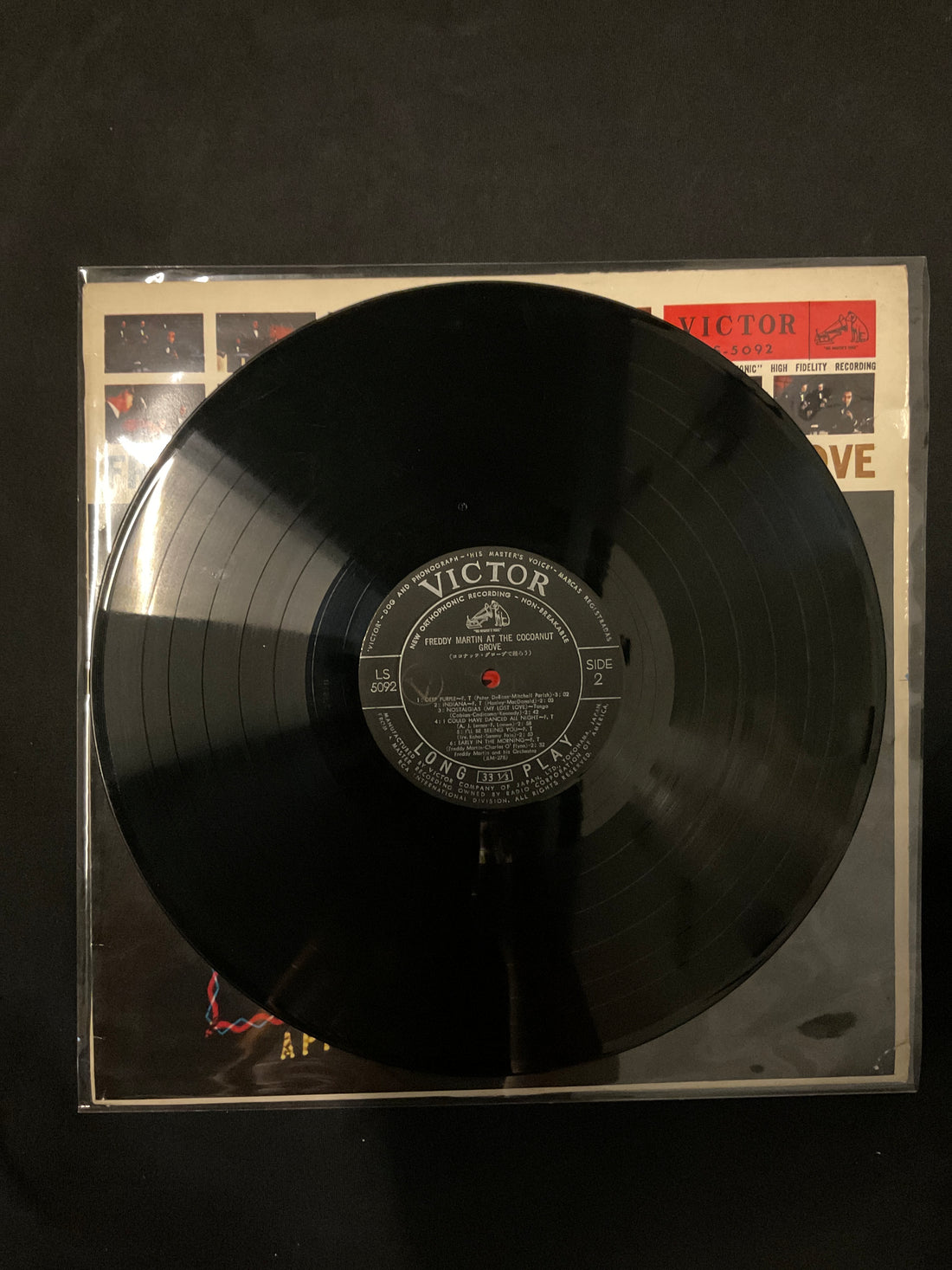 แผ่นเสียง Freddy Martin And His Orchestra - Freddy Martin At The Cocoanut Grove Vinyl VG+