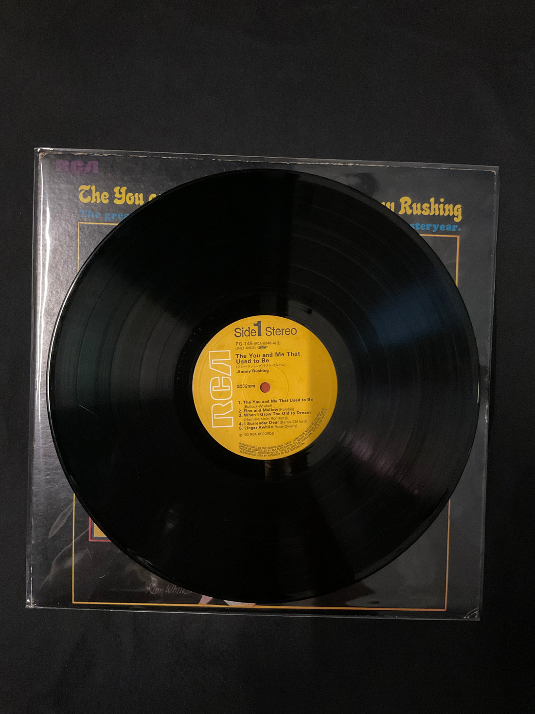 แผ่นเสียง Jimmy Rushing - The You And Me That Used To Be Vinyl VG+