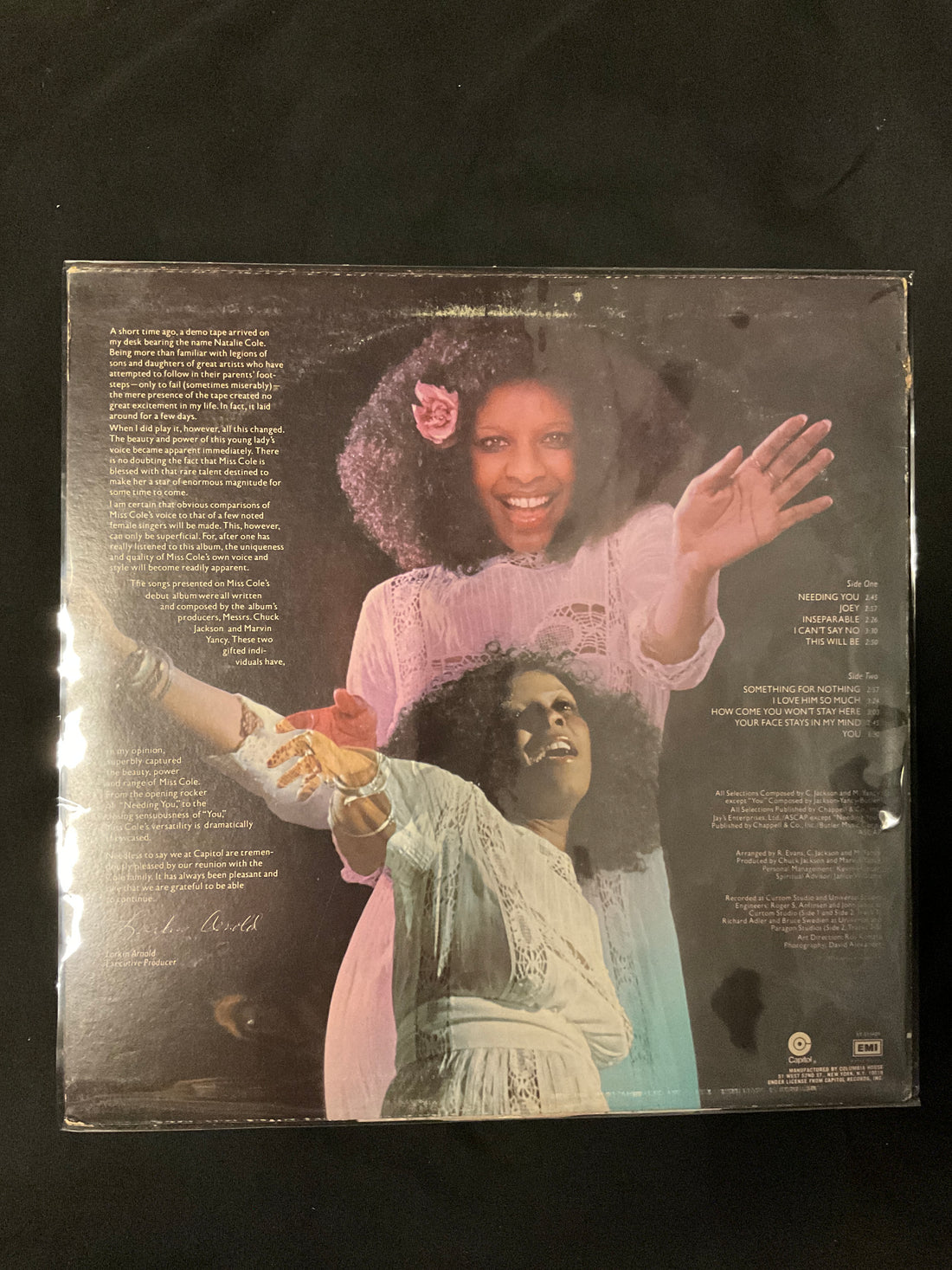Natalie Cole - Inseparable Vinyl VG+