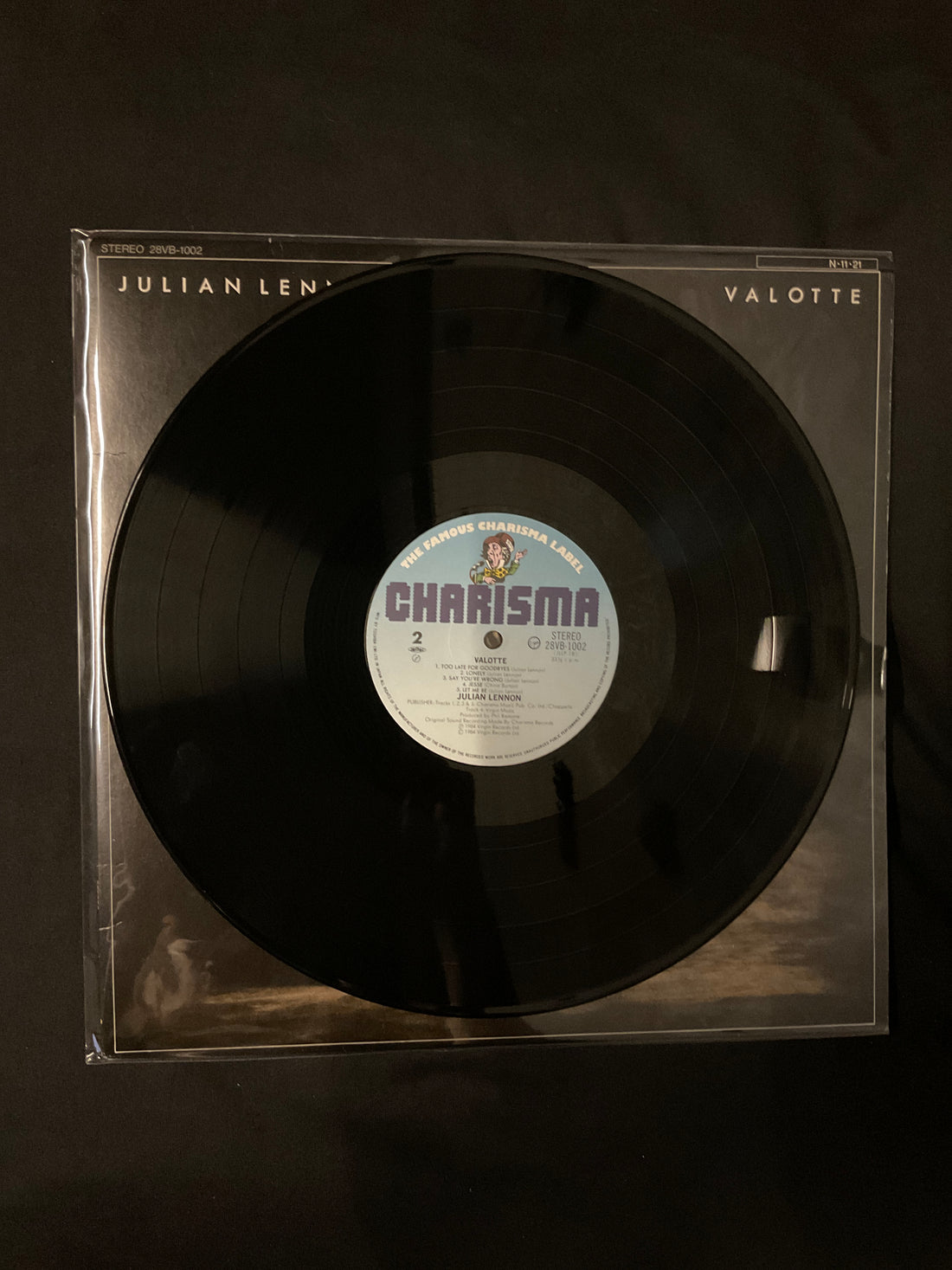 แผ่นเสียง Julian Lennon - Valotte Vinyl VG+