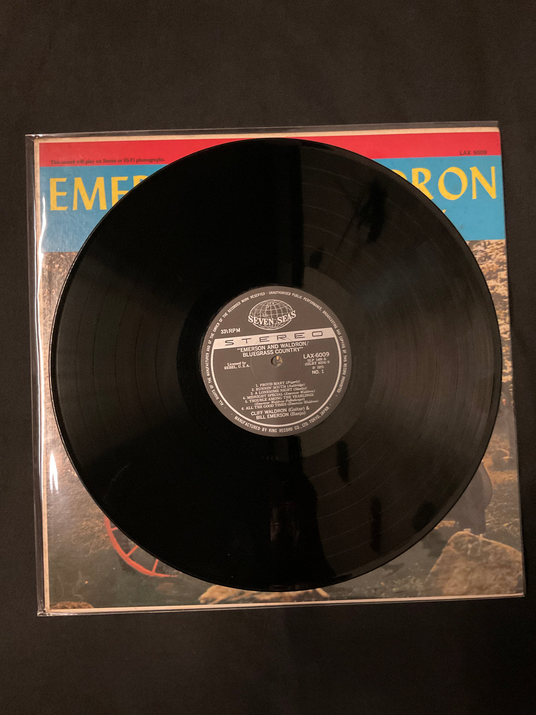 Emerson And Waldron - Bluegrass Country Vinyl VG+