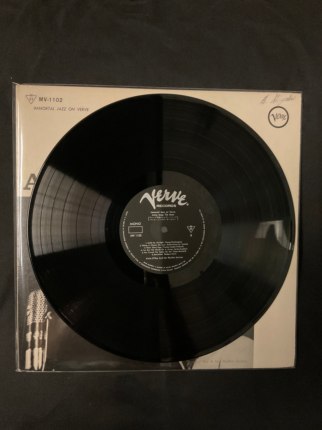 แผ่นเสียง Anita O'Day - Anita Sings The Most Vinyl VG+