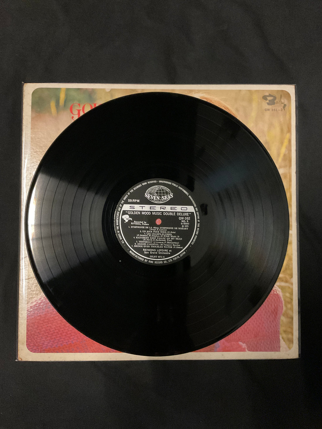 แผ่นเสียง Raymond Lefèvre Et Son Grand Orchestre And Various - Golden Mood Music Double Deluxe Vinyl VG+ 2LPs