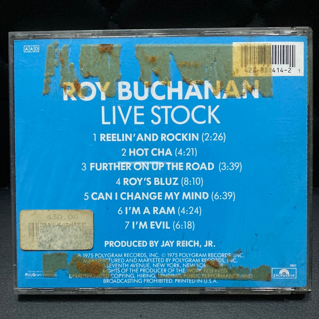 Buy Roy Buchanan Live Stock CD Online for a great price