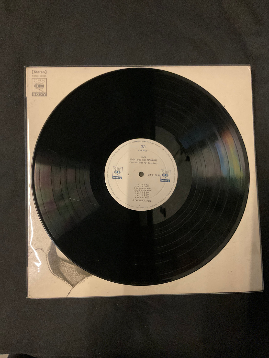 แผ่นเสียง Glenn Gould / Johann Sebastian Bach - The Two And Three Part Inventions Inventions And Sinfonias Vinyl VG+