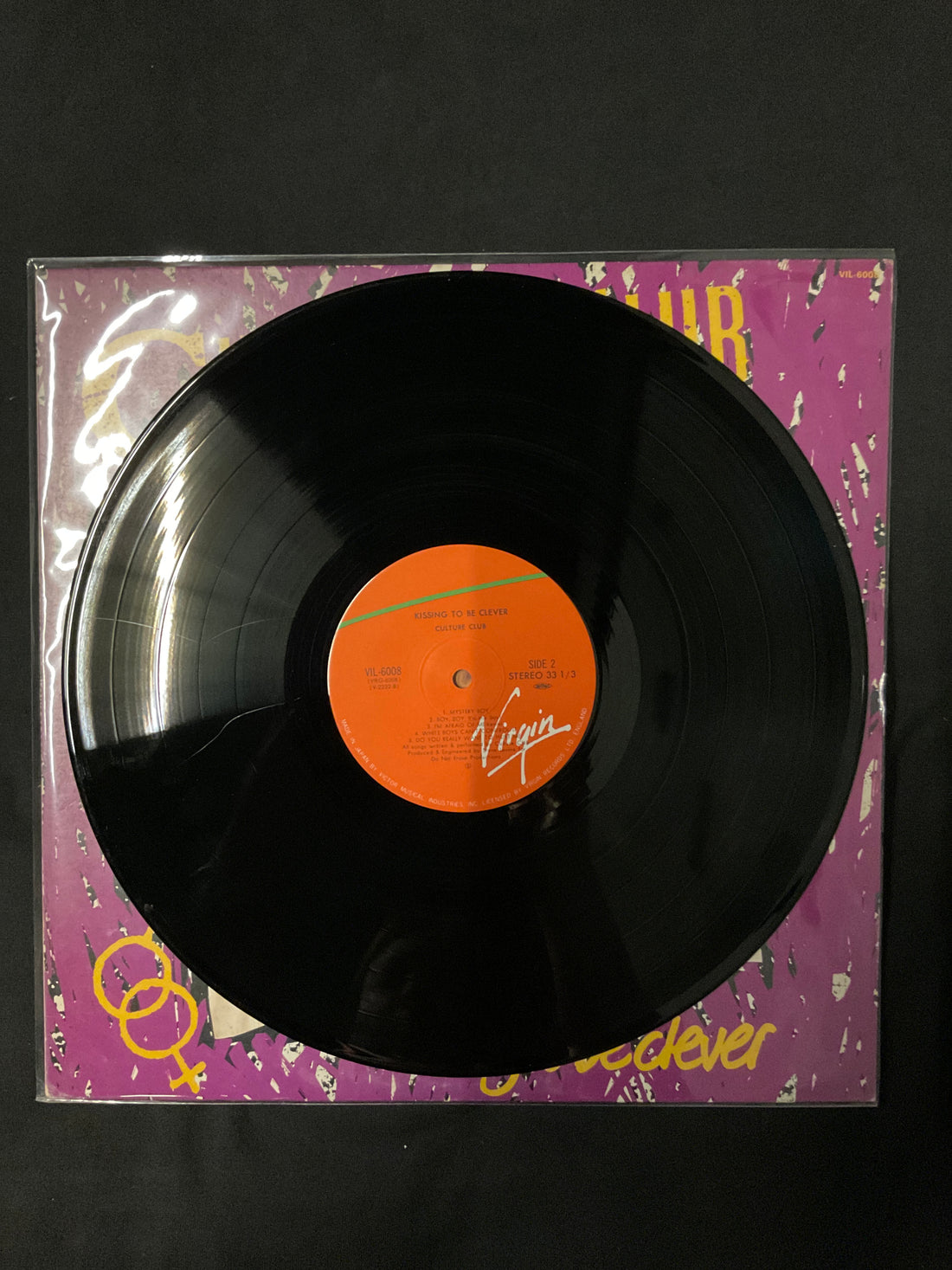 แผ่นเสียง Culture Club = Culture Club - Kissing To Be Clever = ミステリー・ボーイ Vinyl VG+