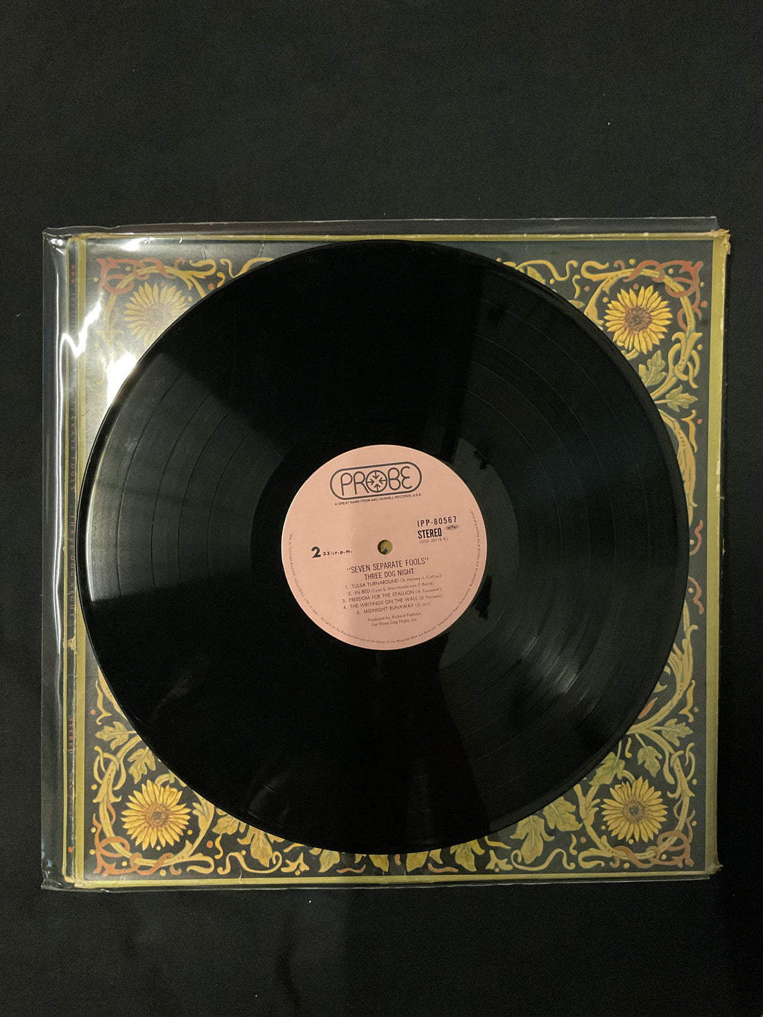 แผ่นเสียง Three Dog Night = Three Dog Night - Seven Separate Fools = セブン・セパレート・フールズ Vinyl VG+
