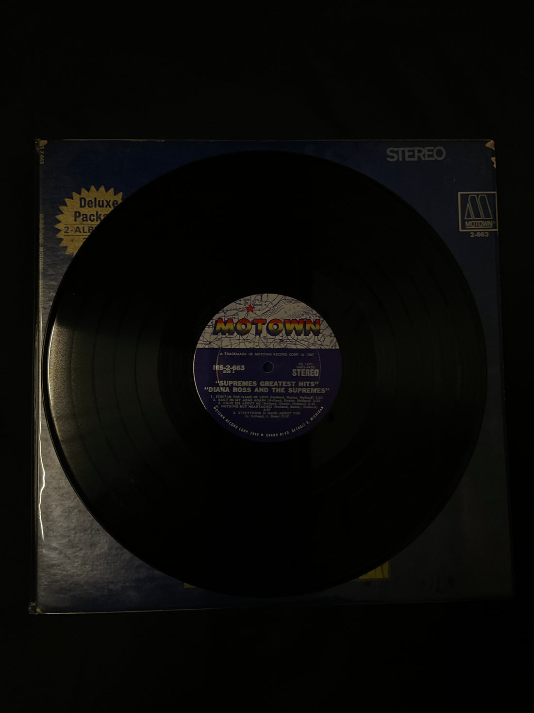แผ่นเสียง The Supremes - Greatest Hits Vinyl VG+ 2LPs