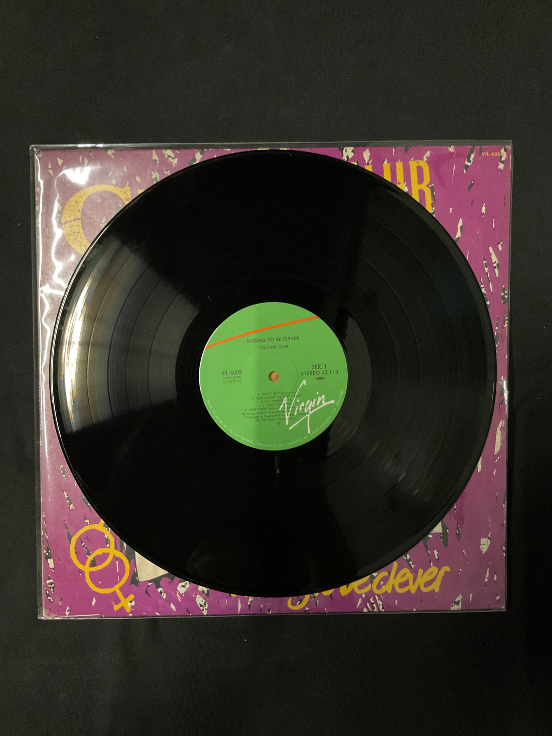 แผ่นเสียง Culture Club = Culture Club - Kissing To Be Clever = ミステリー・ボーイ Vinyl VG+