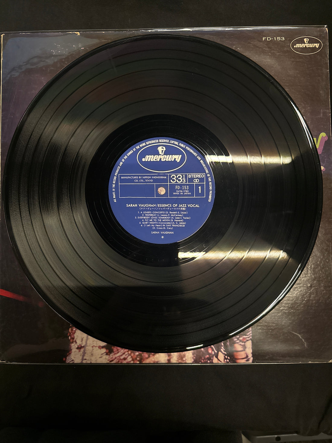 แผ่นเสียง Sarah Vaughan - Essence of Jazz Vocal Vinyl VG+