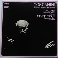 แผ่นเสียง Toscanini - The Man Behind the Legend Mozart Symphony No.41 'Jupiter' Mendelssohn Symphony No.4 'ItaIiana' (VinyI) (VG+)