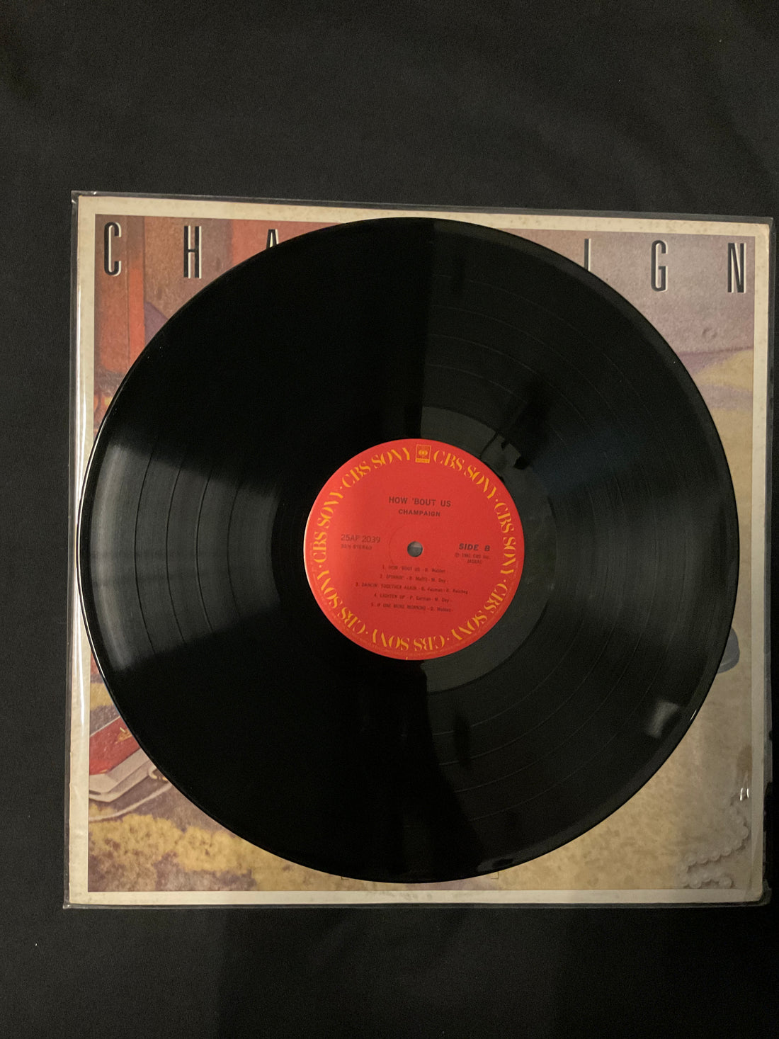 แผ่นเสียง Champaign - How 'Bout Us Vinyl VG+