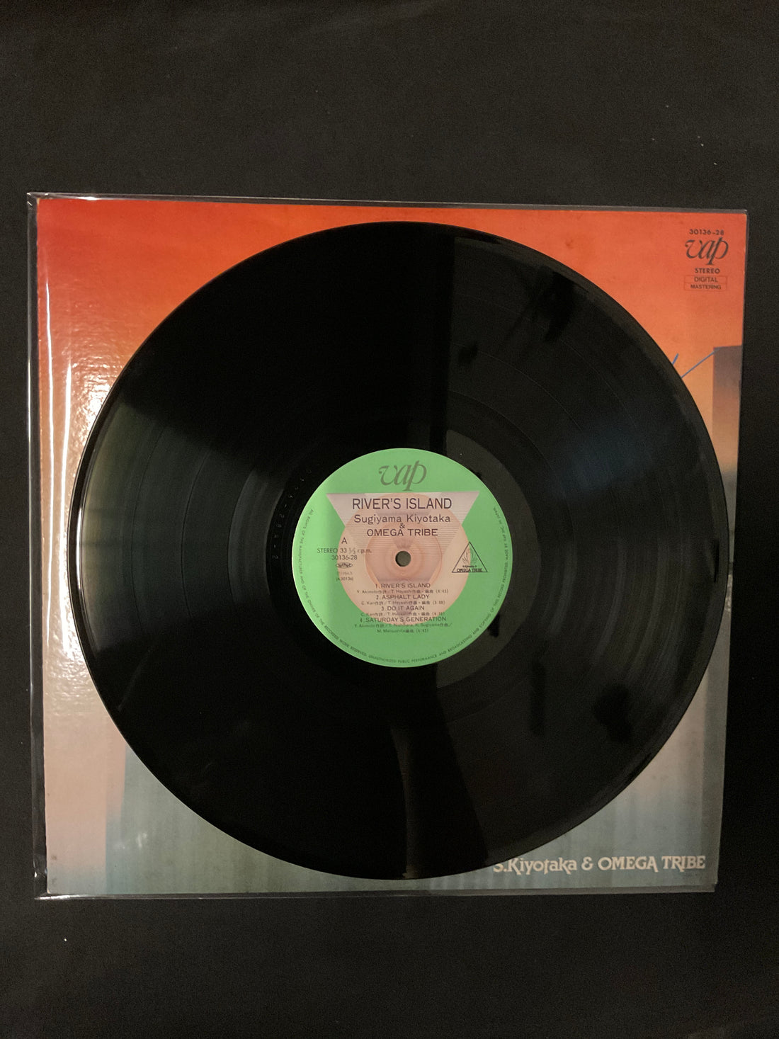 S. Kiyotaka & Omega Tribe - River's Island = リヴァーズ・アイランド Vinyl VG+