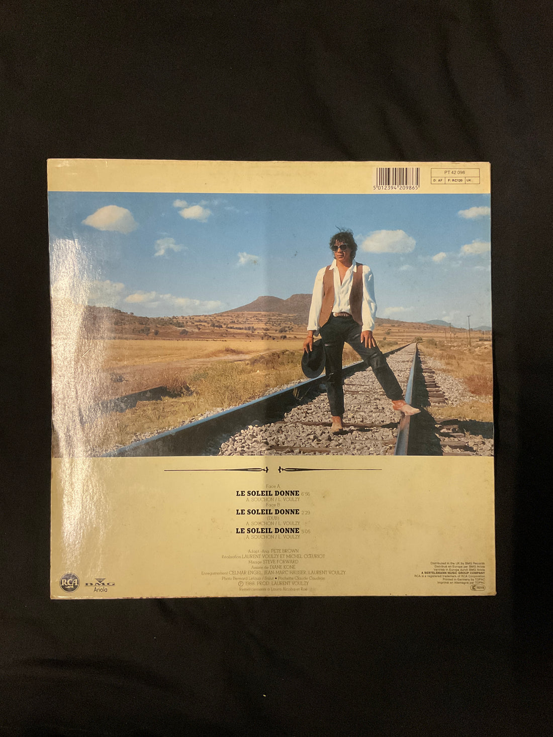 แผ่นเสียง Laurent Voulzy - Le Soleil Donne Vinyl VG+