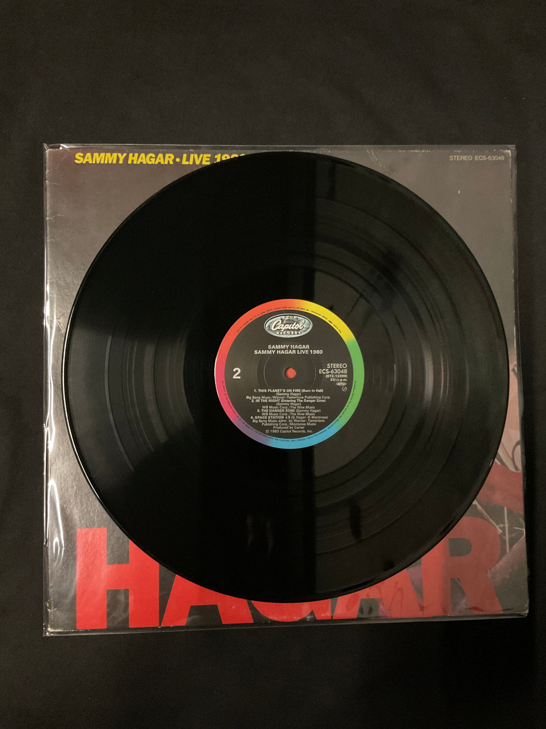 แผ่นเสียง Sammy Hagar - Live 1980 Vinyl VG+