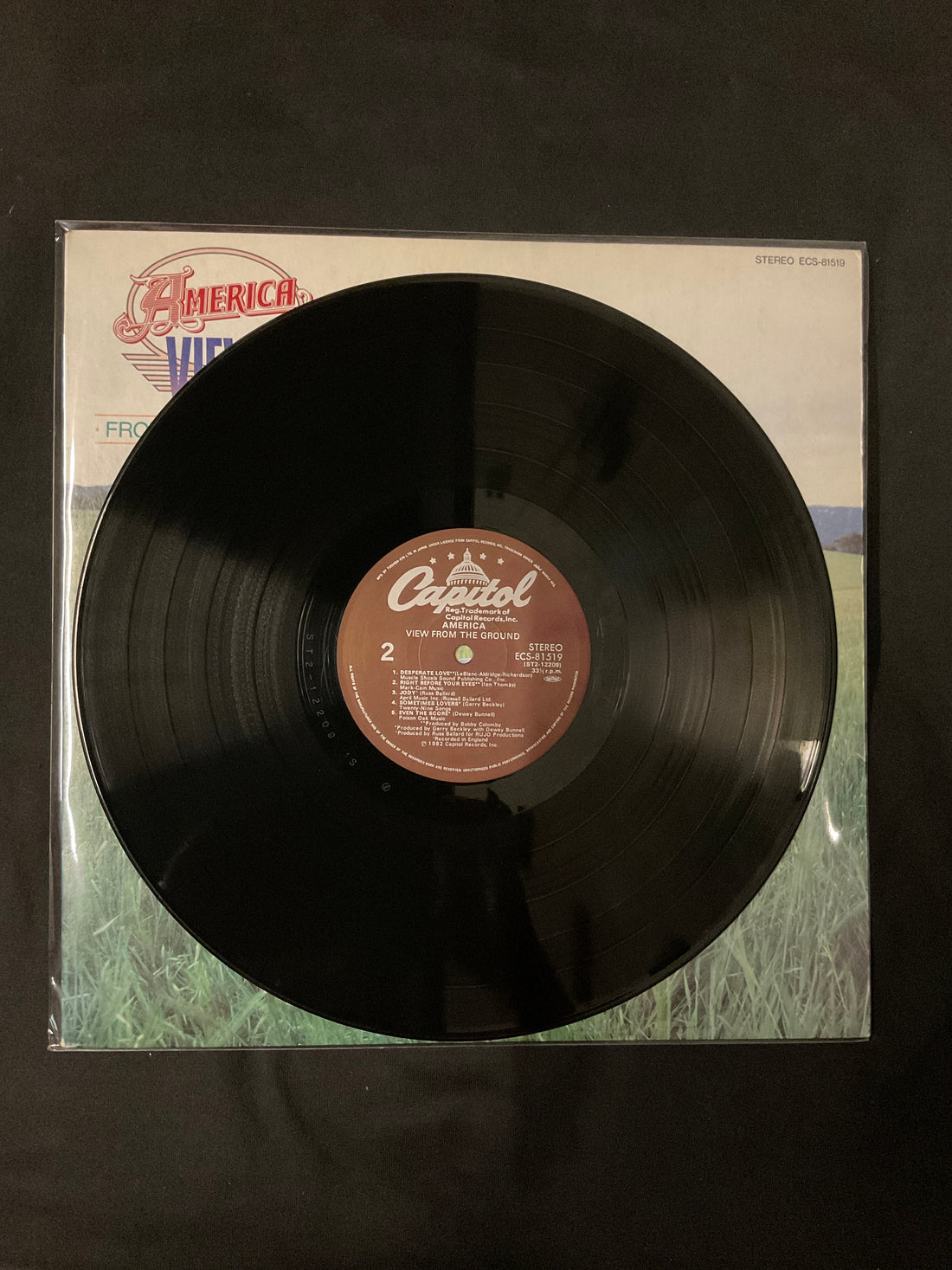 แผ่นเสียง America - View From The Ground Vinyl VG+
